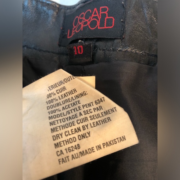 Oscar Leopold leather trouser - Picture 2 of 8